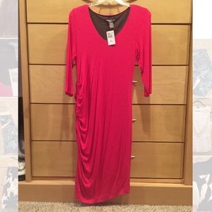 A Pea in the Pod Side Slouch MATERNITY Dress Sz M